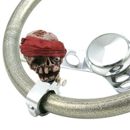 AMERICAN SHIFTER CO Frank-o-Pirate Skull Adjustable Suicide Brody Knob 15685